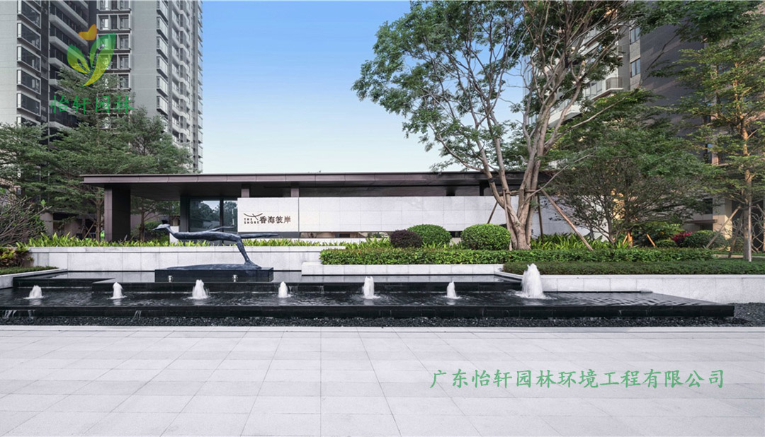 南沙時(shí)代·香海彼岸小區(qū)綠化景觀設(shè)計(jì)實(shí)景圖