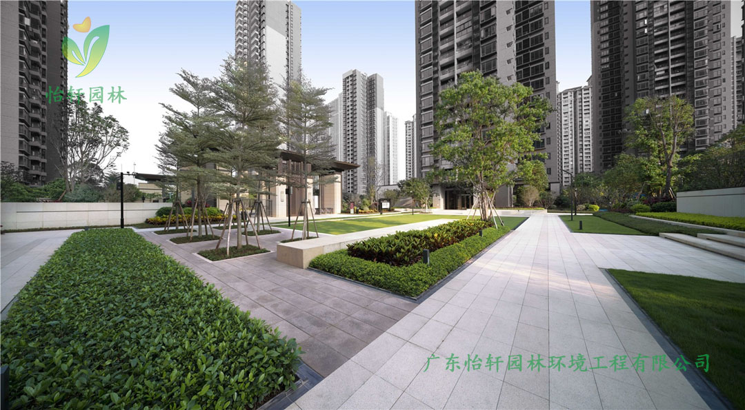 南沙時(shí)代·香海彼岸小區(qū)綠化景觀設(shè)計(jì)實(shí)景圖