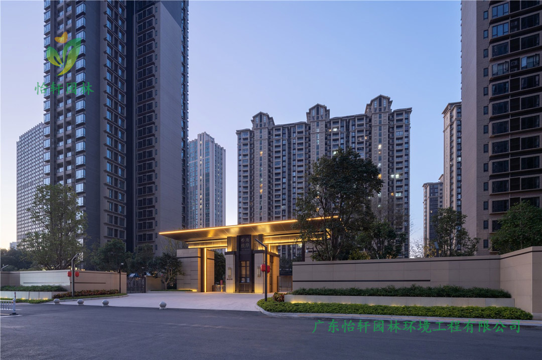 南沙時(shí)代·香海彼岸小區(qū)綠化景觀設(shè)計(jì)實(shí)景圖