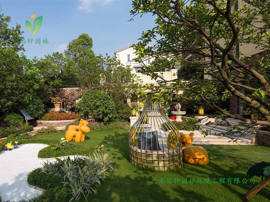 佛山中海山語湖B8區庭院綠化景觀設計案例實景圖
