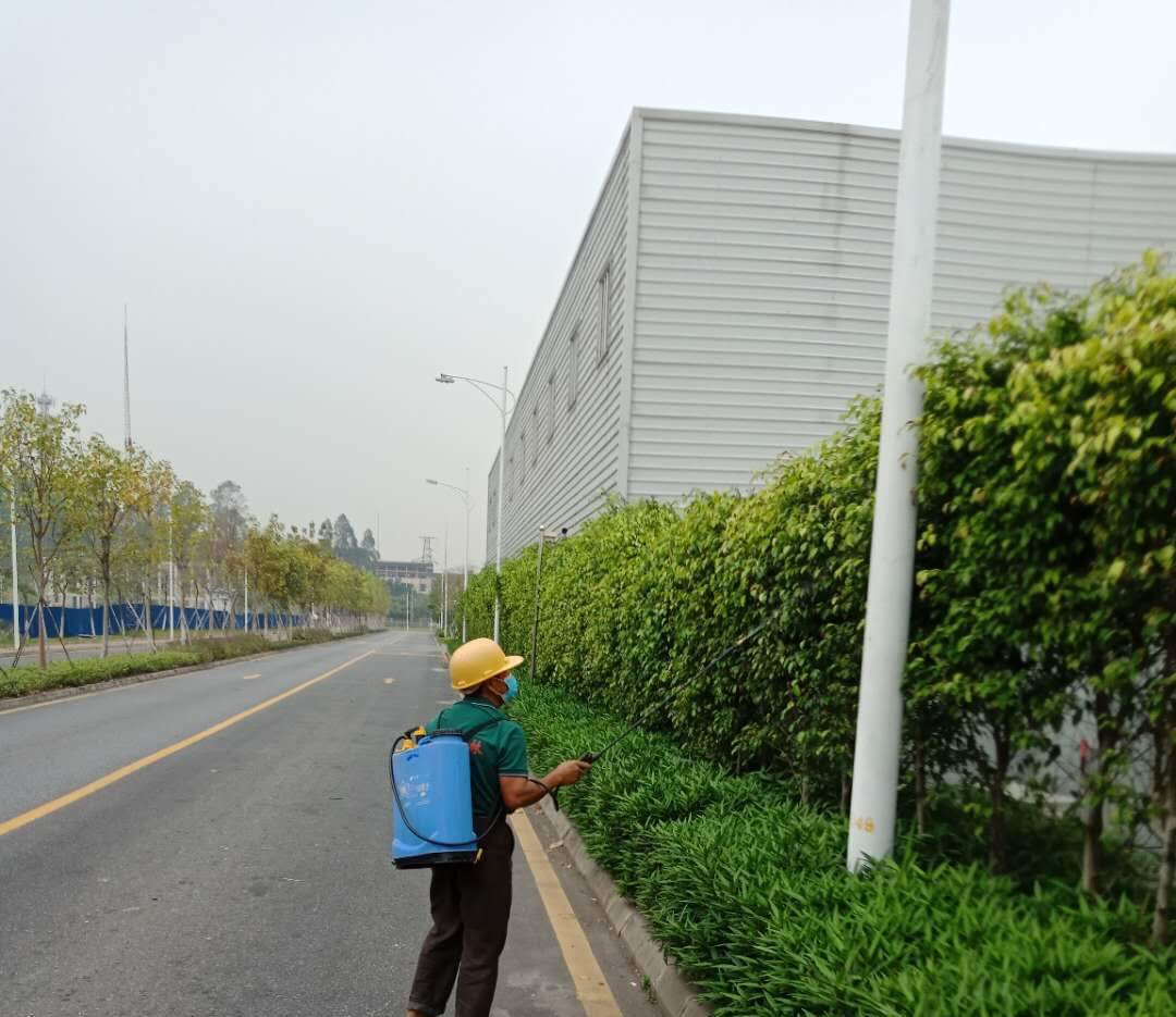 園林綠化養護復工復產工作正在有序進行