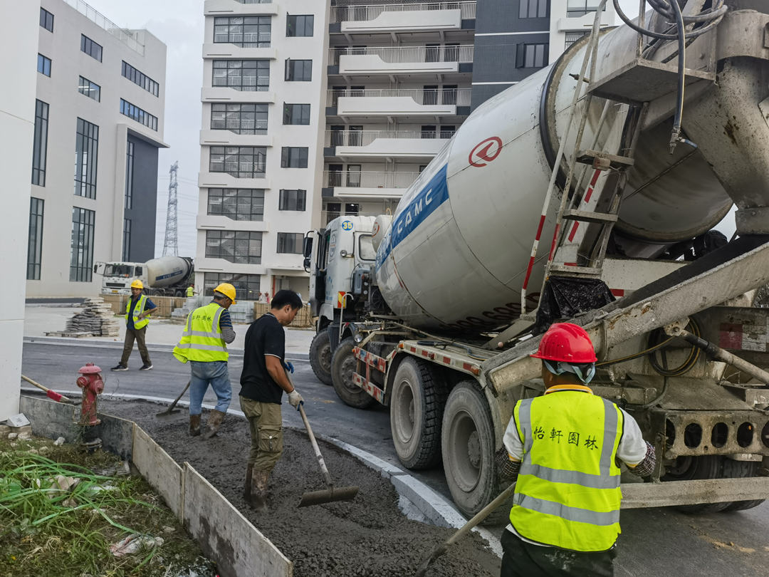 園林綠化工程施工現場